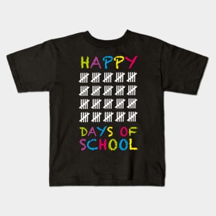 Funny Happy Hundred Days Of School Kids T-Shirt